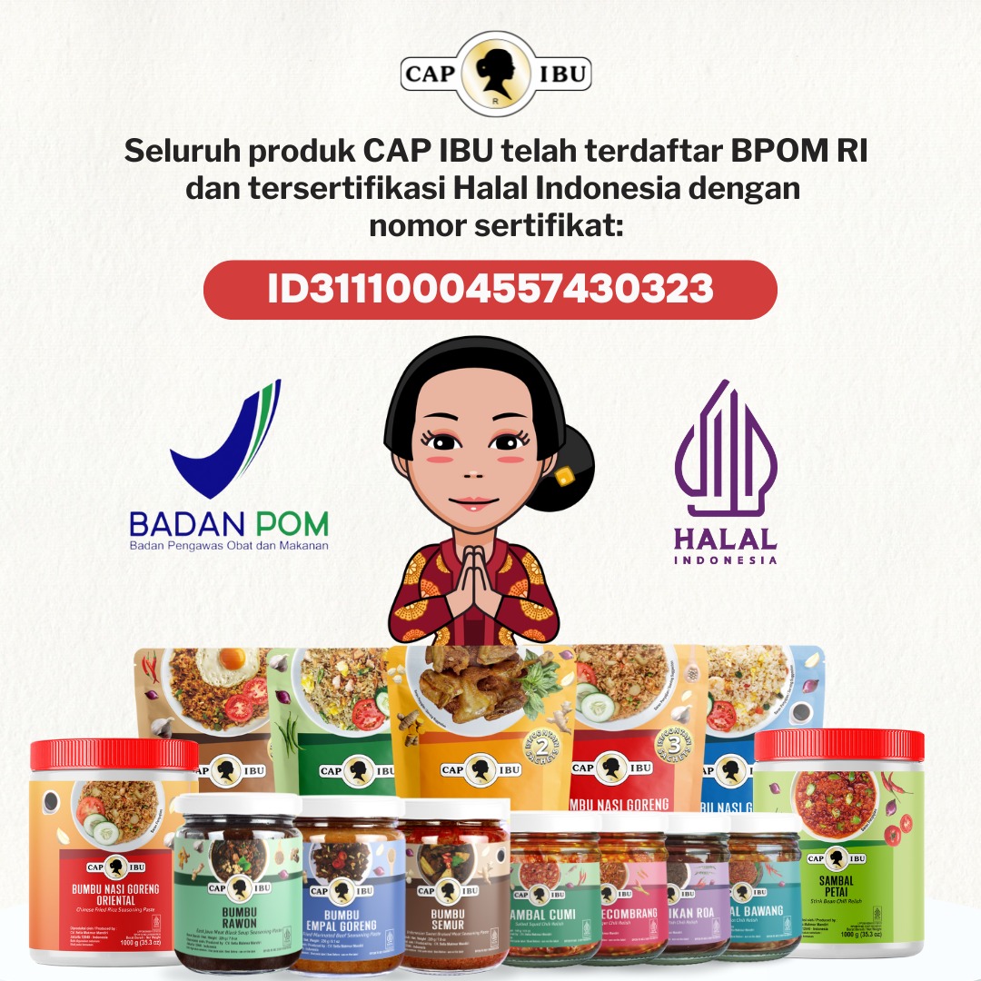 CAP IBU Bawang Putih Cacah Dalam Minyak Kanola